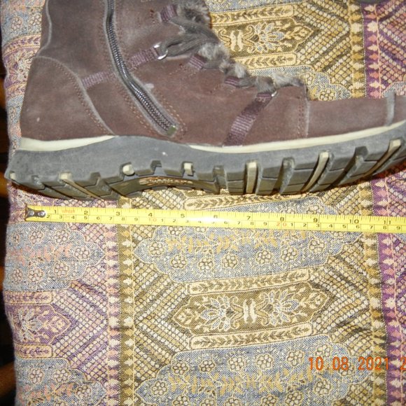 Vintage Boho Campus Hippie Winter Boots sz 9.5M/ EUR 39.5/ UK 6.5M (wbt8) - Picture 10 of 11
